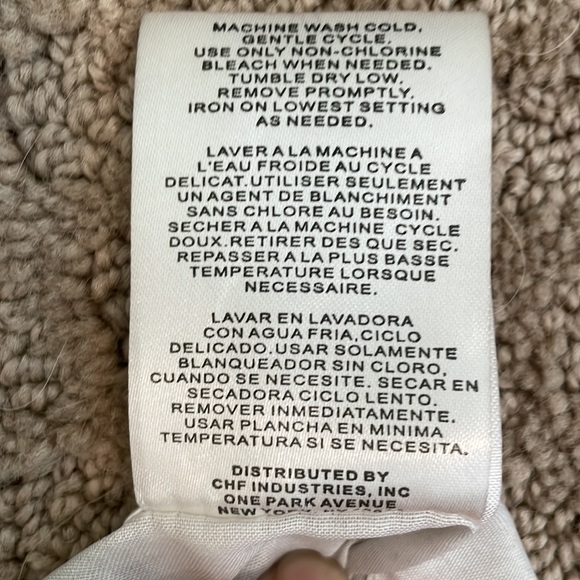 FOUR lined blackout curtains, pleated, with rod hoops to hang in chocolate brown - Picture 6 of 6